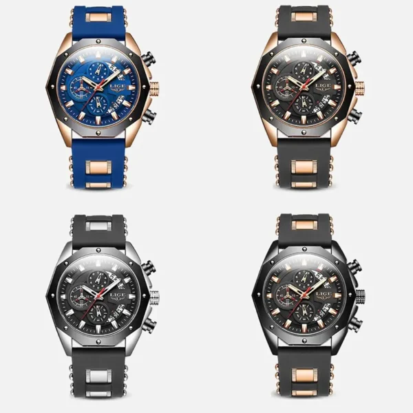 Mazzies Watches: LIGE Fashion Men Watches