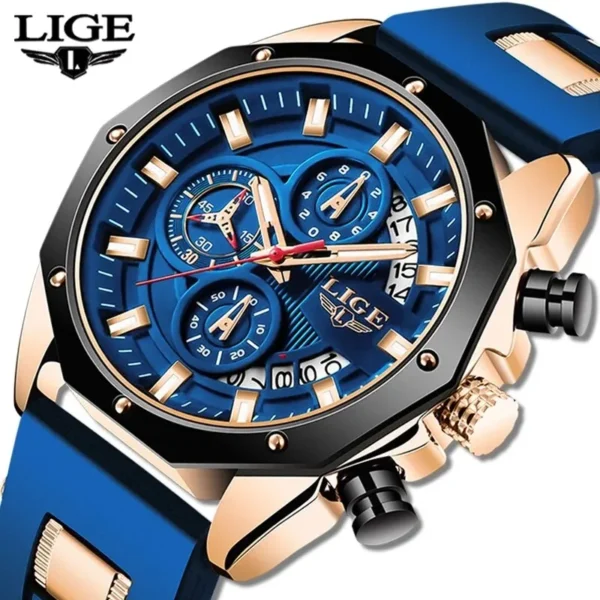 Mazzies Watches: LIGE Fashion Men Watches