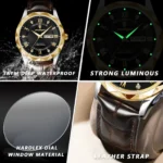 Mazzies Watches: POEDAGAR Luxury Business Man Wristwatch