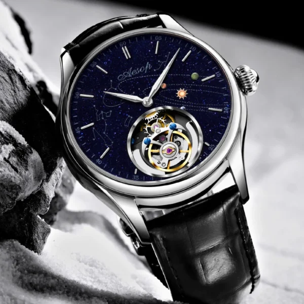 Milky Way Star Dial Luxury Watch