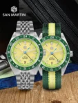 Mazzies Watches San Martin Limited Edition 39.5mm Full Luminous NH34 GMT Original Design