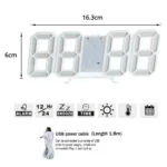 Mazzies Watches 3D LEDs Digital Clock for Bedroom